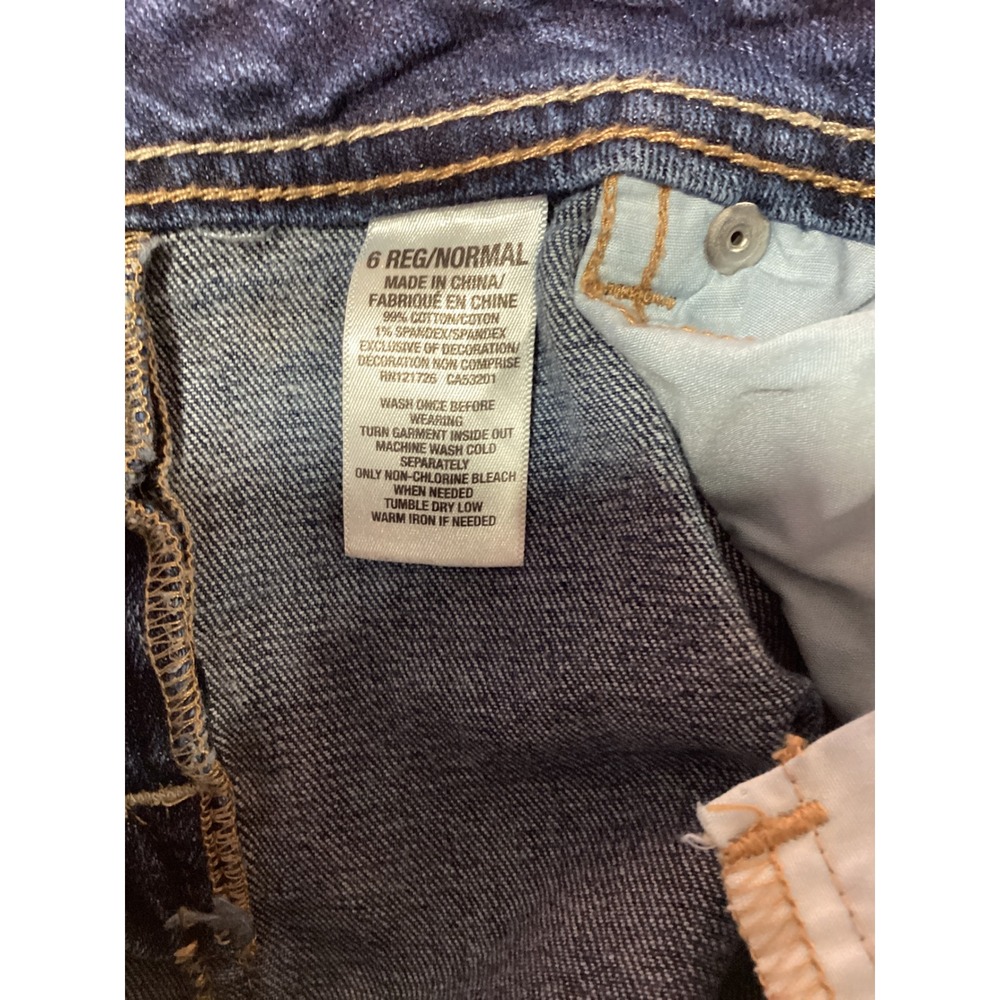 Aeropostale Bootcut Jeans Womens 6 Regular Dark Wash Denim‎ Y2K Casual Indie - Picture 4 of 8